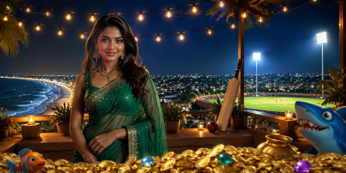 Indian woman using sports betting app